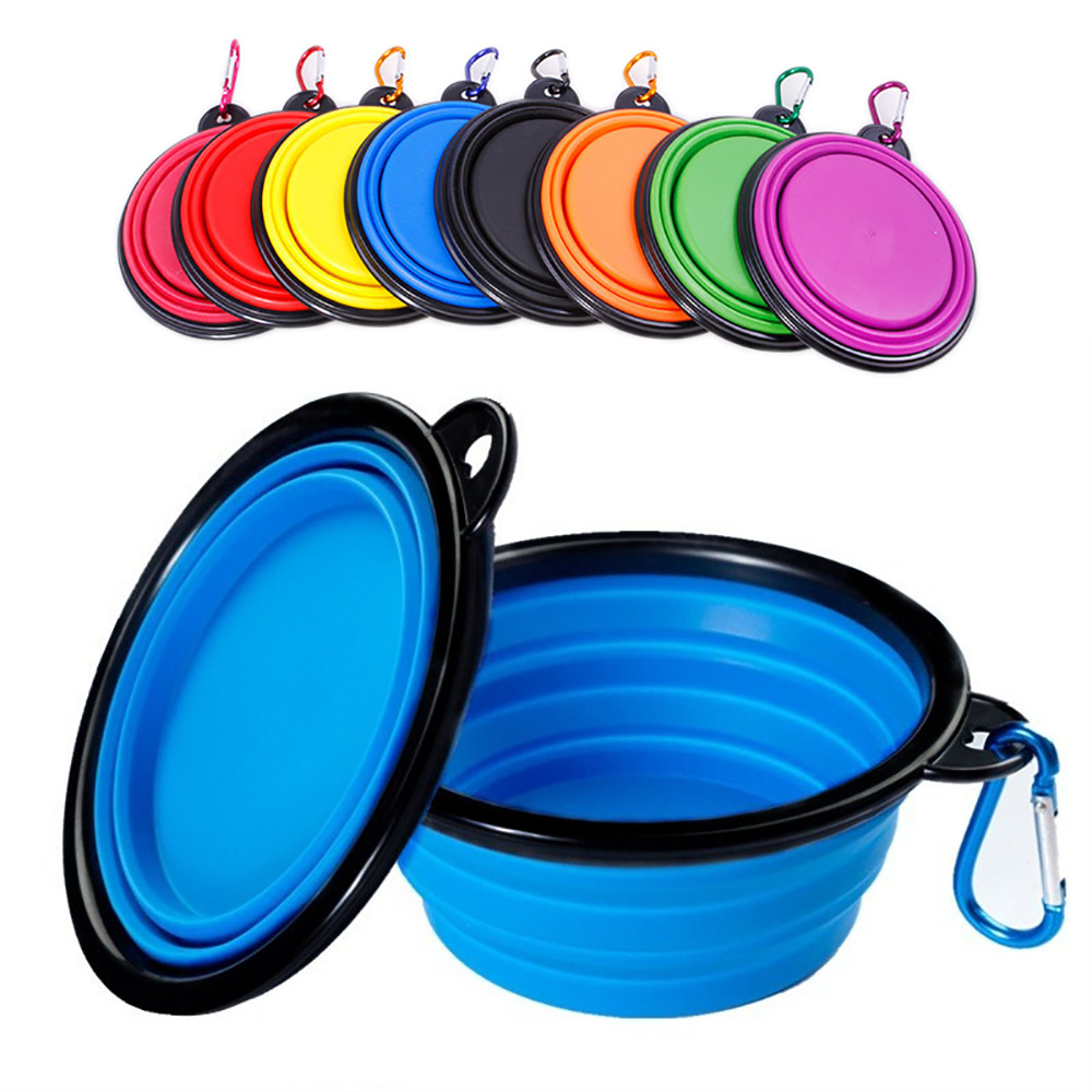 Pet Supplies Is Food - Tigela Dobrável de Silicone para Cães,