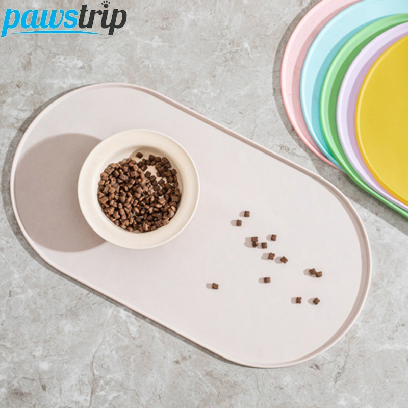 Pet Supplies Is Food - Tapete Oval de Alimentação para Animais