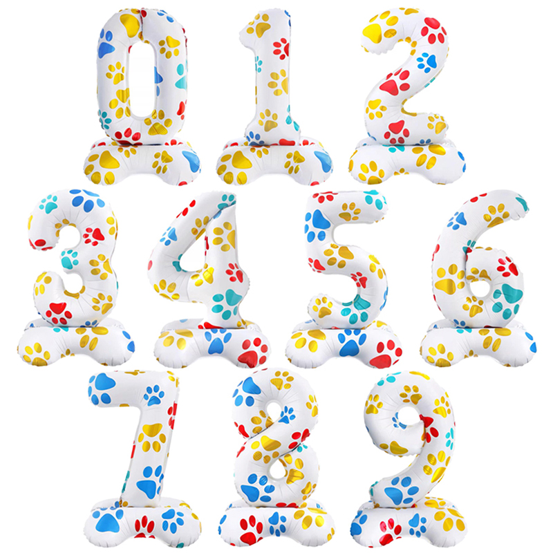 1pc cão patas animais pet balõ - Pet Supplies Outlet avaliação e preço
