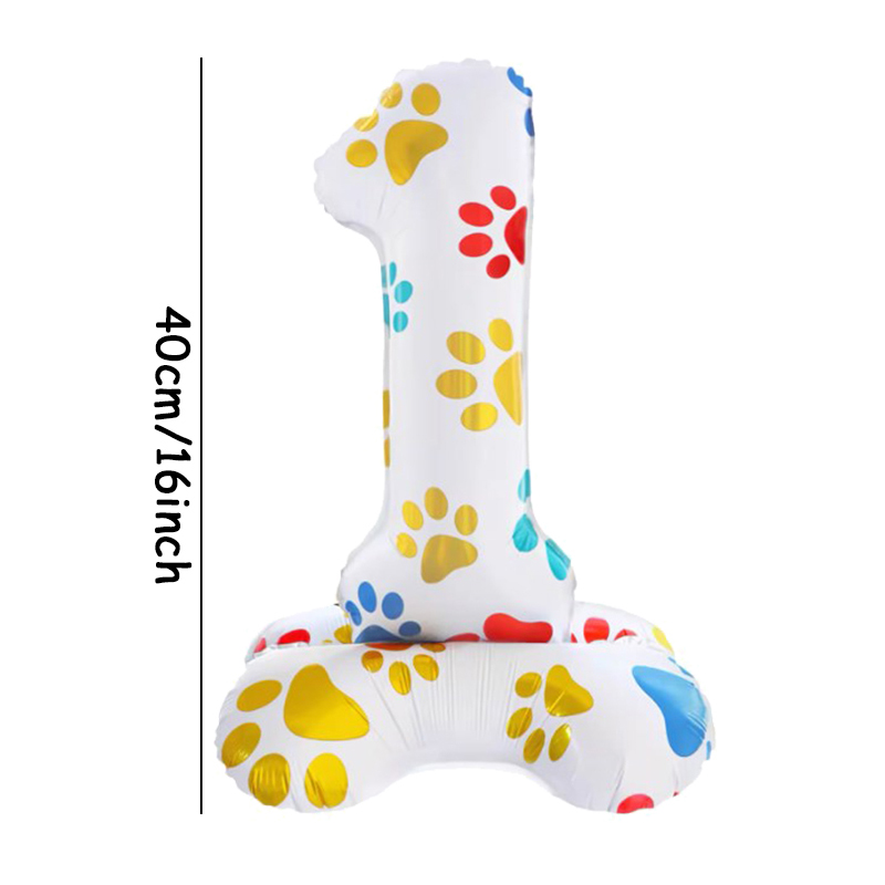 1pc cão patas animais pet balõ - Pet Supplies Outlet avaliação e preço