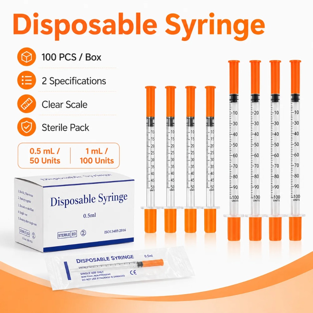 100pcs Seringa Descartável 1ml - Pet Supplies Vending Machine avaliação e preço
